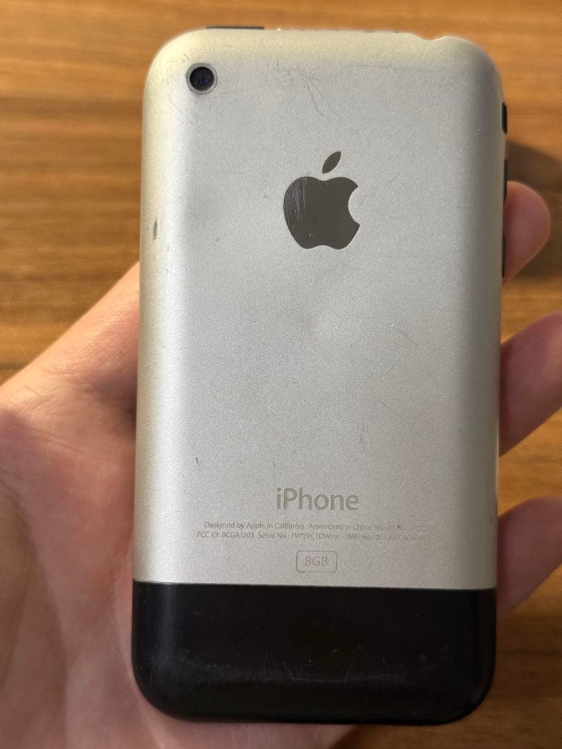 iPhone 2G 動作品 良品 iOS1.0 日本未発売　8GB 初代