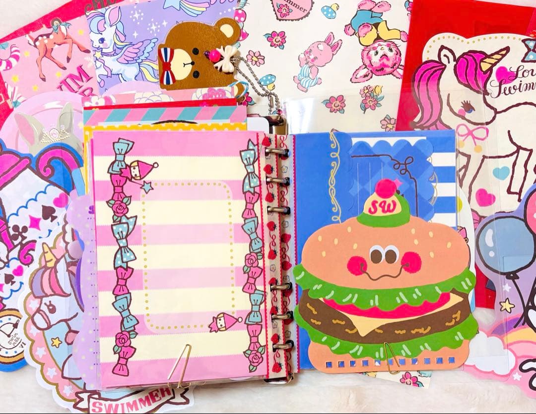 おすそ分けファイル　バイブルバインダー　大大大容量　スイマー