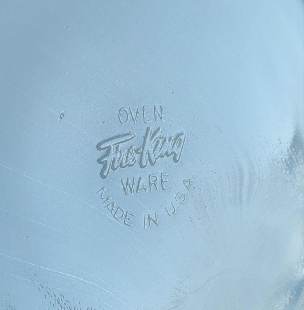 ファイヤーキング ターコイズ オリジナルラベル付き サラダプレート 2枚セット