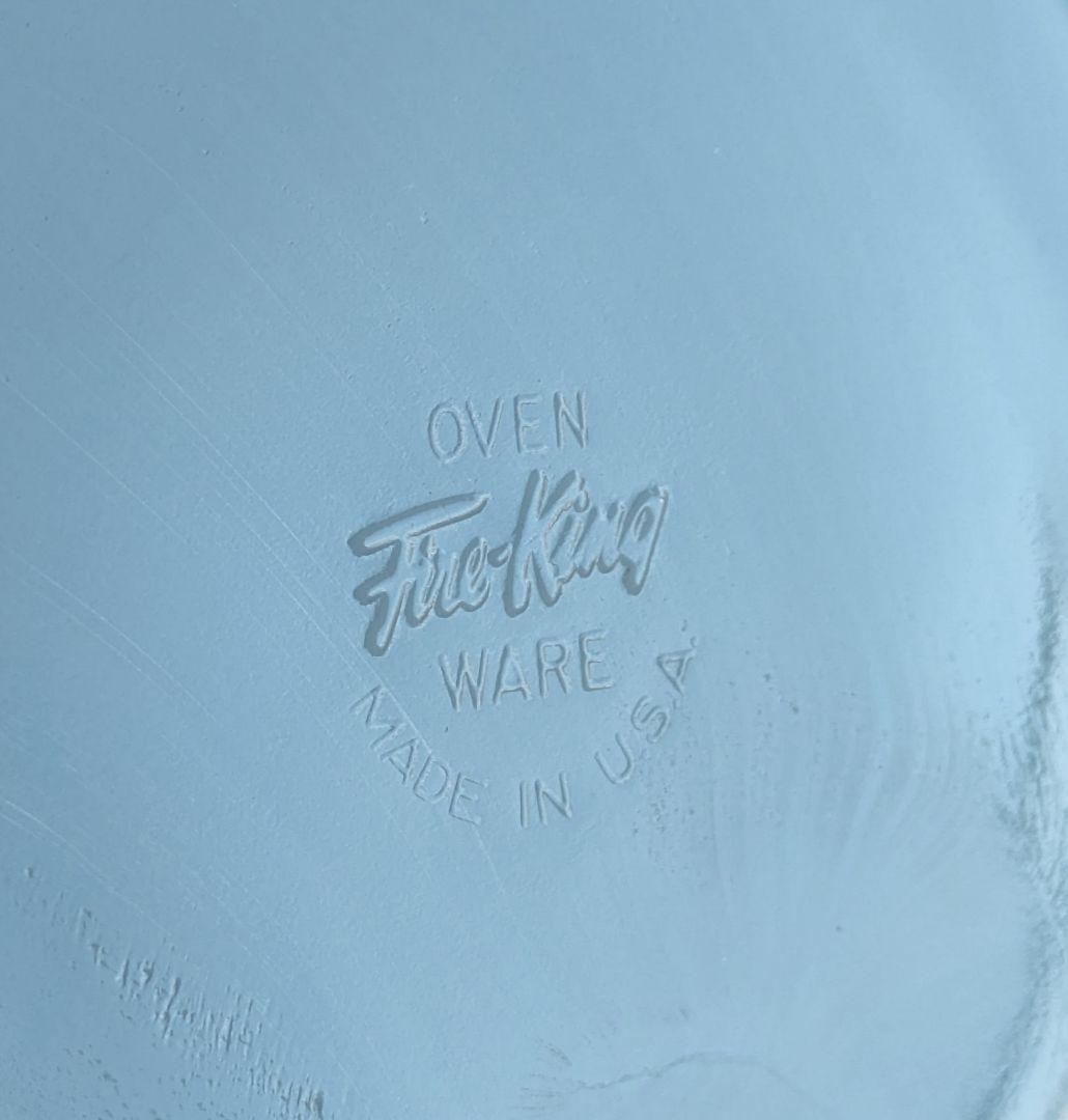 ファイヤーキング ターコイズ オリジナルラベル付き サラダプレート 2枚セット