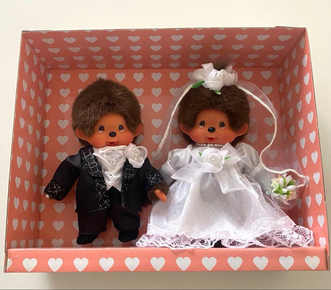 モンチッチ ウエディング Wedding Monchhichi 新郎新婦セット