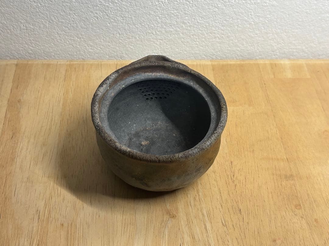 94.備前焼 宝瓶 登り窯 猿 さる 手びねり 急須