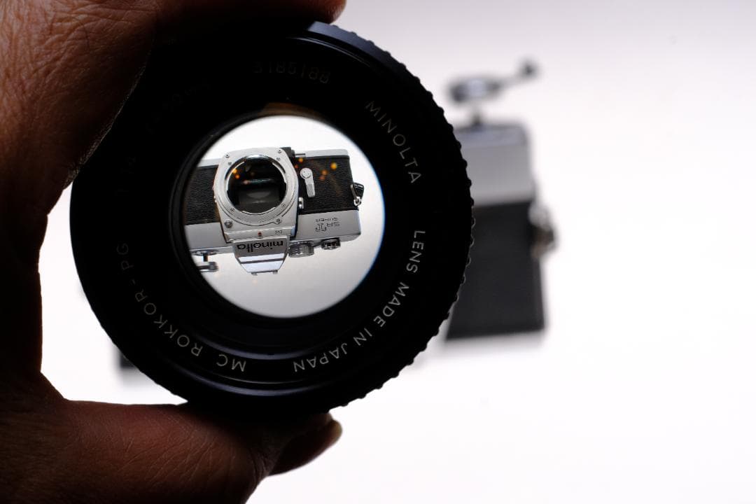 【銘玉PG50mm f1.4付】ミノルタSRT Super ※スプロケット交換済