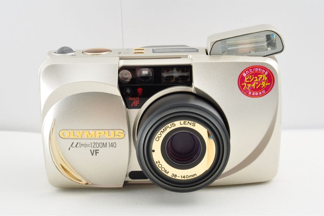 美品　OLYMPUS μ ZOOM 140 VF ミュー フィルムカメラ