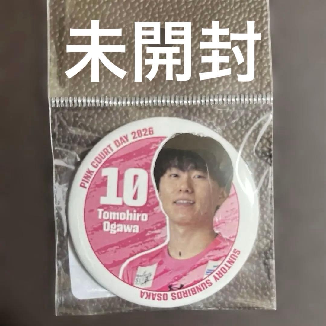 サントリーサンバーズ大阪　小川智大　缶バッジ　PINKCOURTIDAY
