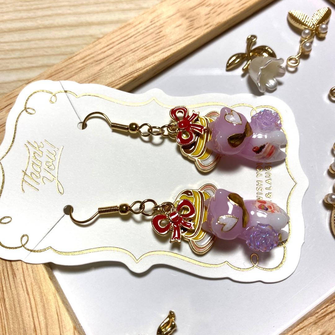 ☆パンケーキとsweets猫ちゃんピアス☆