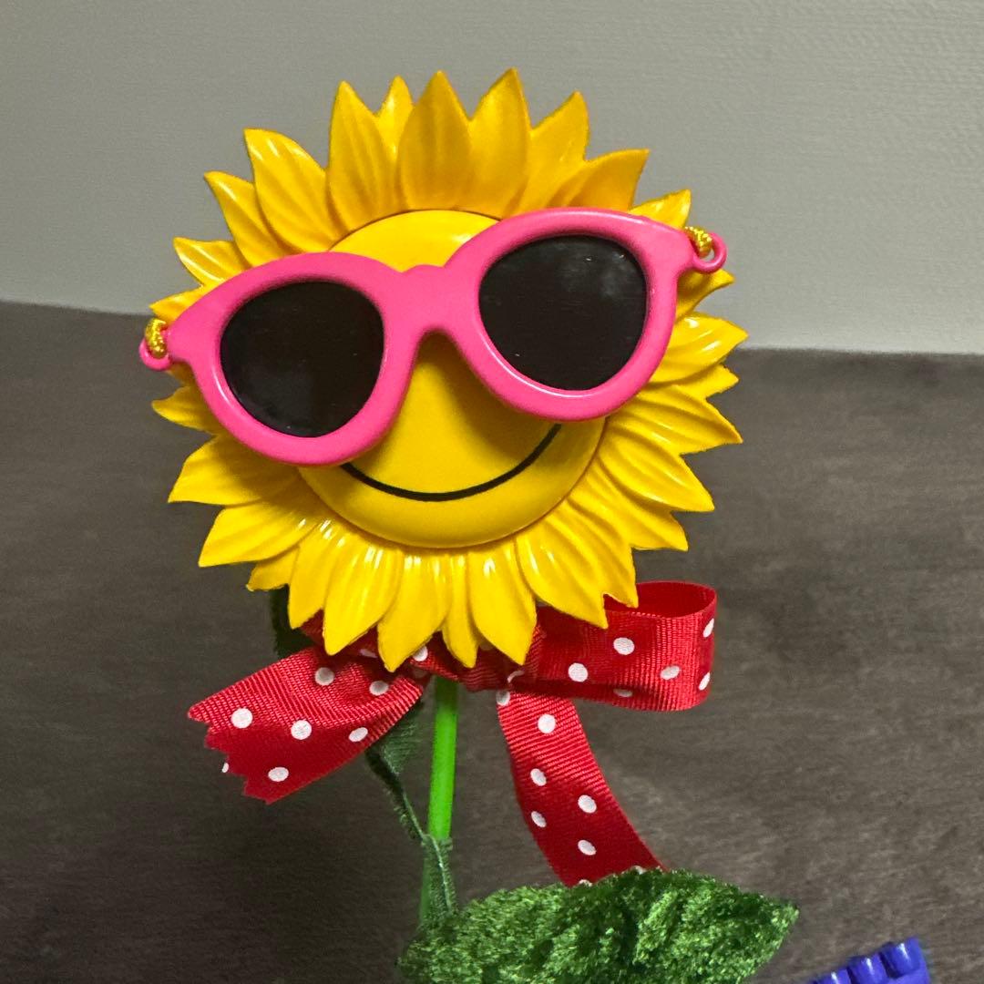 昭和レトロ　フラワーロックひまわり