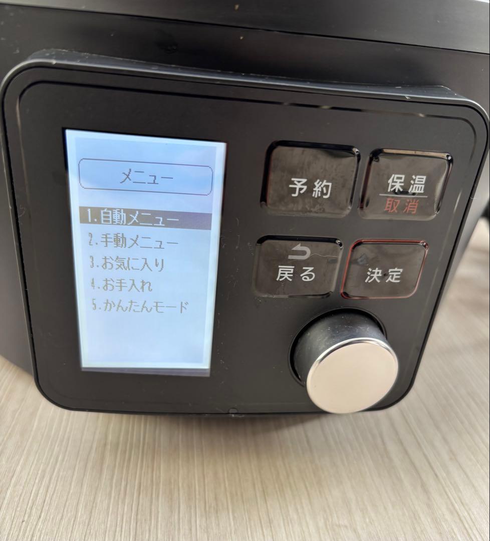 美品アイリスオーヤマ 電気圧力鍋 4.0L ブラック KPC-MA4-B