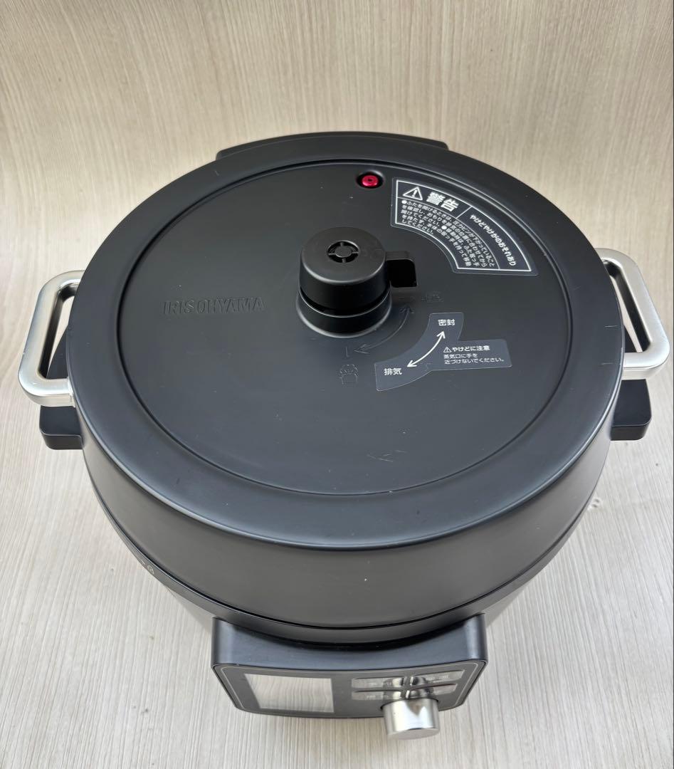 美品アイリスオーヤマ 電気圧力鍋 4.0L ブラック KPC-MA4-B