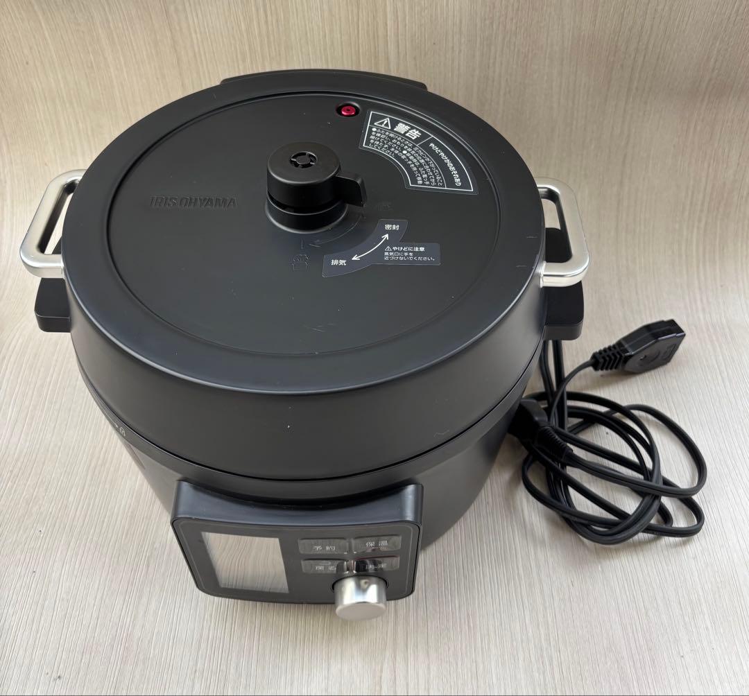 美品アイリスオーヤマ 電気圧力鍋 4.0L ブラック KPC-MA4-B