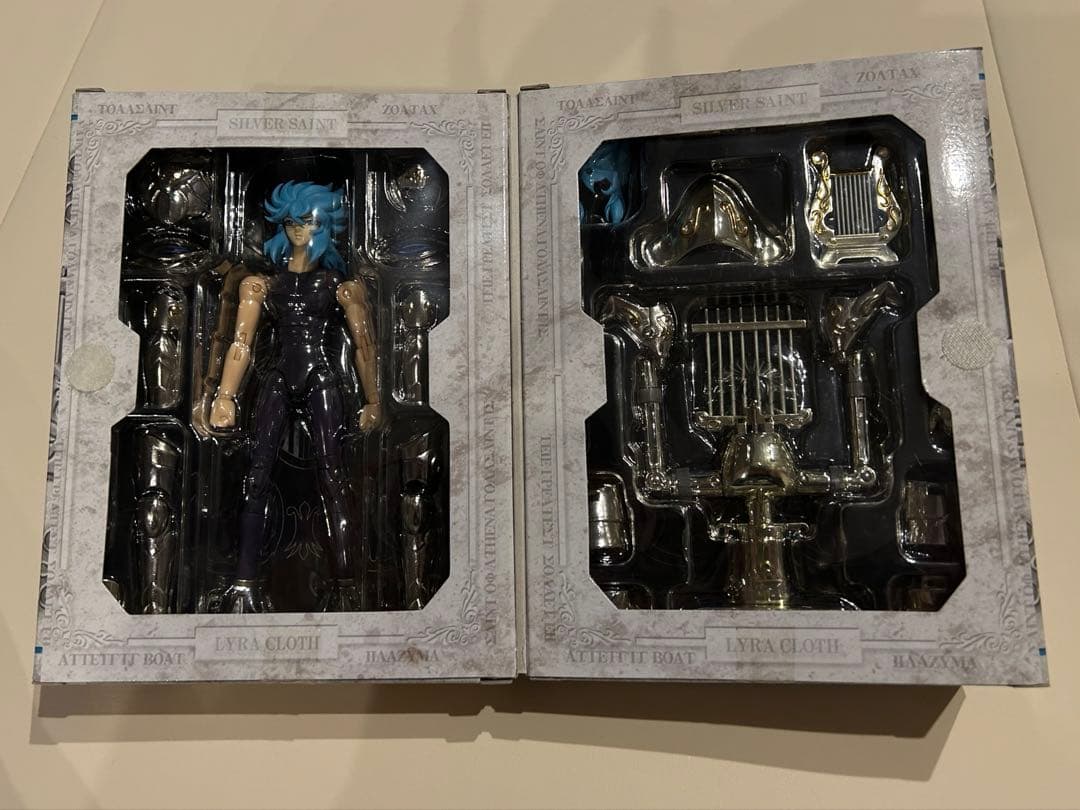 聖闘士星矢 フィギュア 3点セット 神話（オルフェ、初期星矢）大系（レオ）