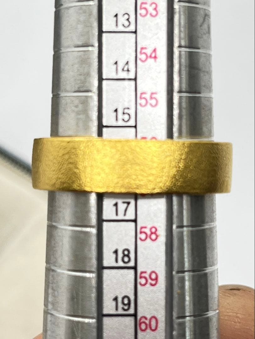 たろたろたろ　オーダー平打ちマットリング10g16号幅5.5mm