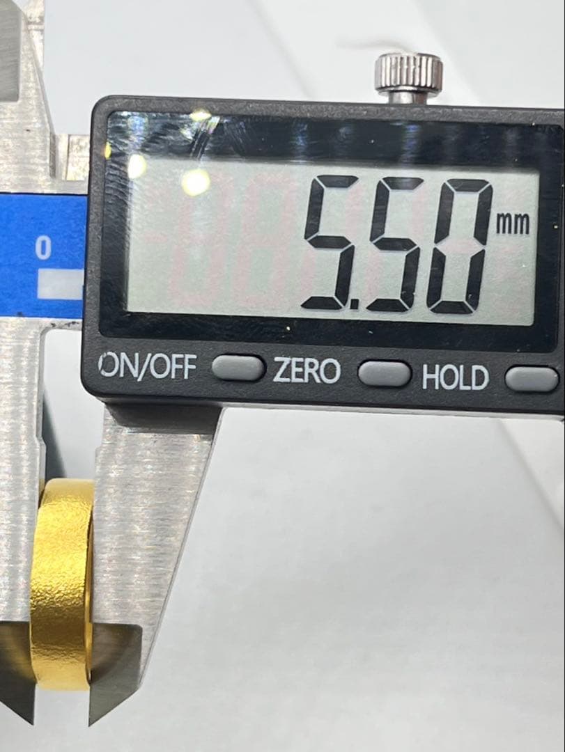 たろたろたろ　オーダー平打ちマットリング10g16号幅5.5mm