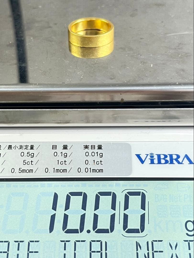 たろたろたろ　オーダー平打ちマットリング10g16号幅5.5mm