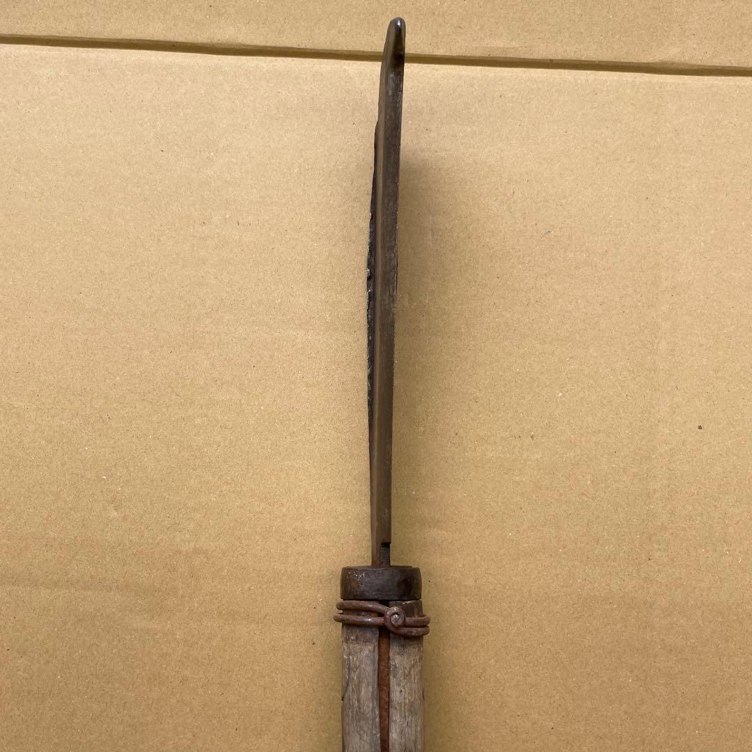 i*i様 古道具　會津 㐂多方 鍛冶　重武　鼻付き鉈