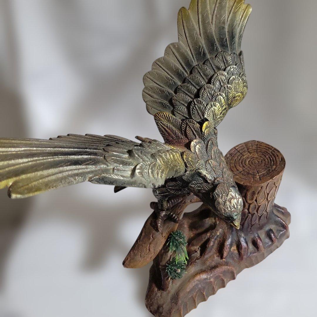 【週末セール】鷹のオブジェ　ヴィンテージ品　鷹の置物