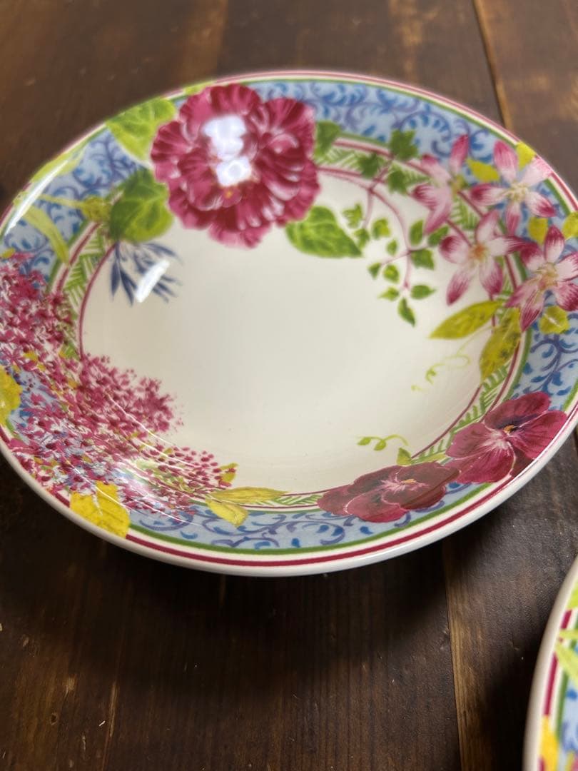 ジアン　Gien millefleurs スモールボウル　ペア