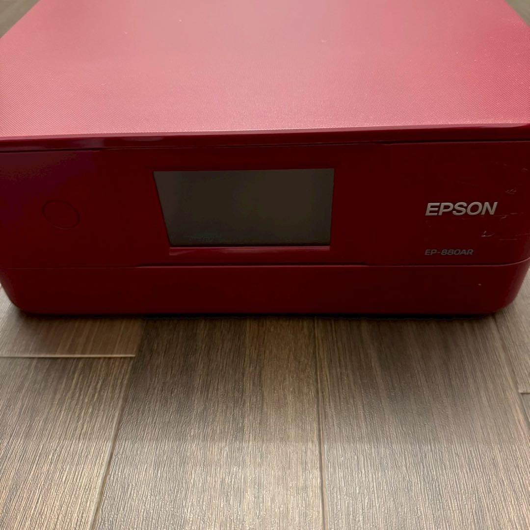EPSON エプソン　EP-880AR レッド　インクジェット複合機　プリンター