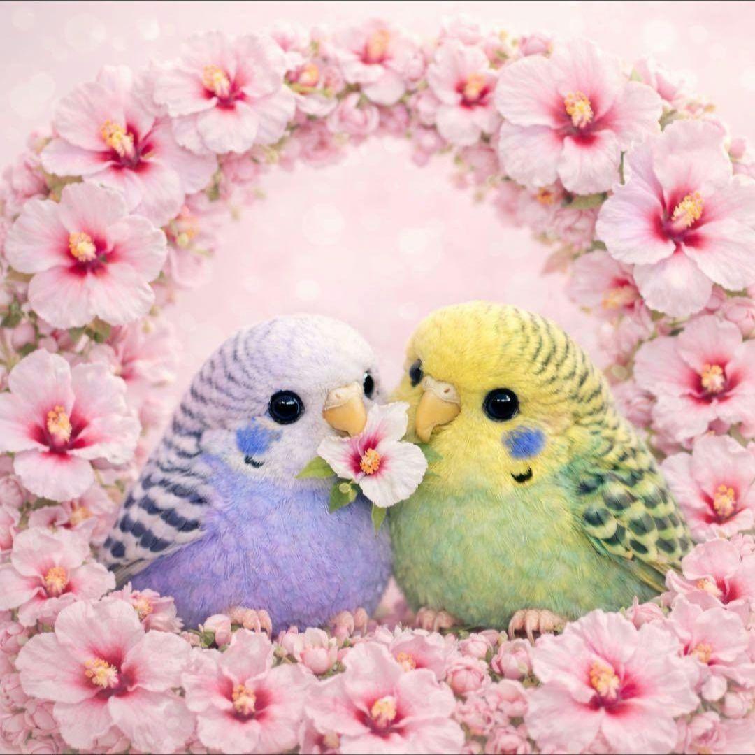 お守りインコパネル生地　ハンドメイド