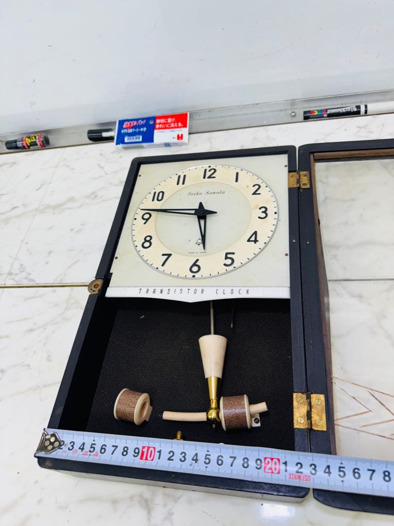 SEIKO セイコー 1960s ソノーラ 掛け時計 アンティーク 昭和レトロ