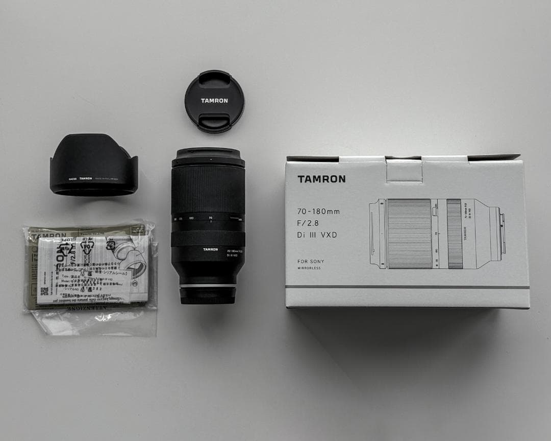 TAMRON 70-180mm F/2.8 Di III VXD Eマウント
