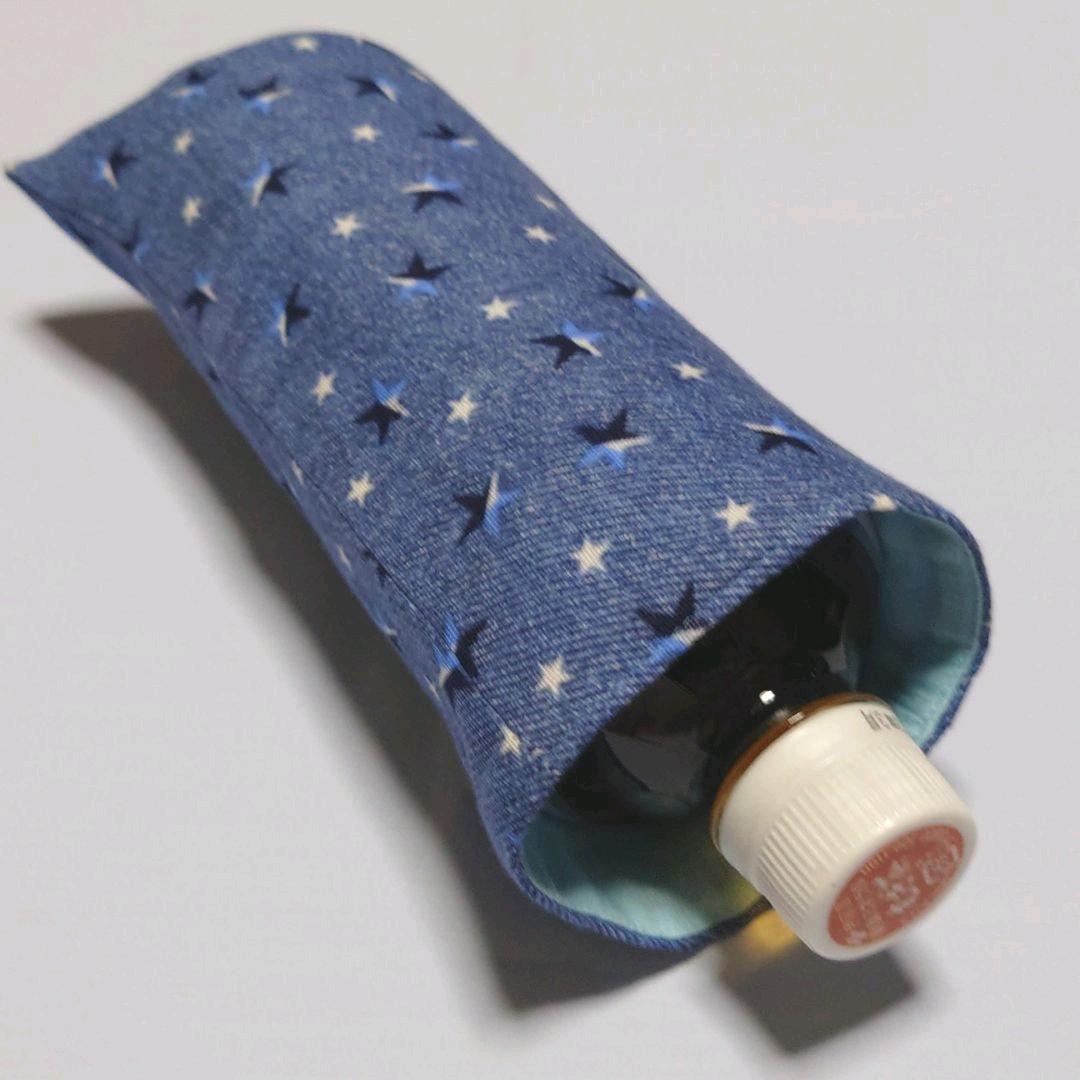 ペットボトルも入る8重ガーゼハンカチ　スター