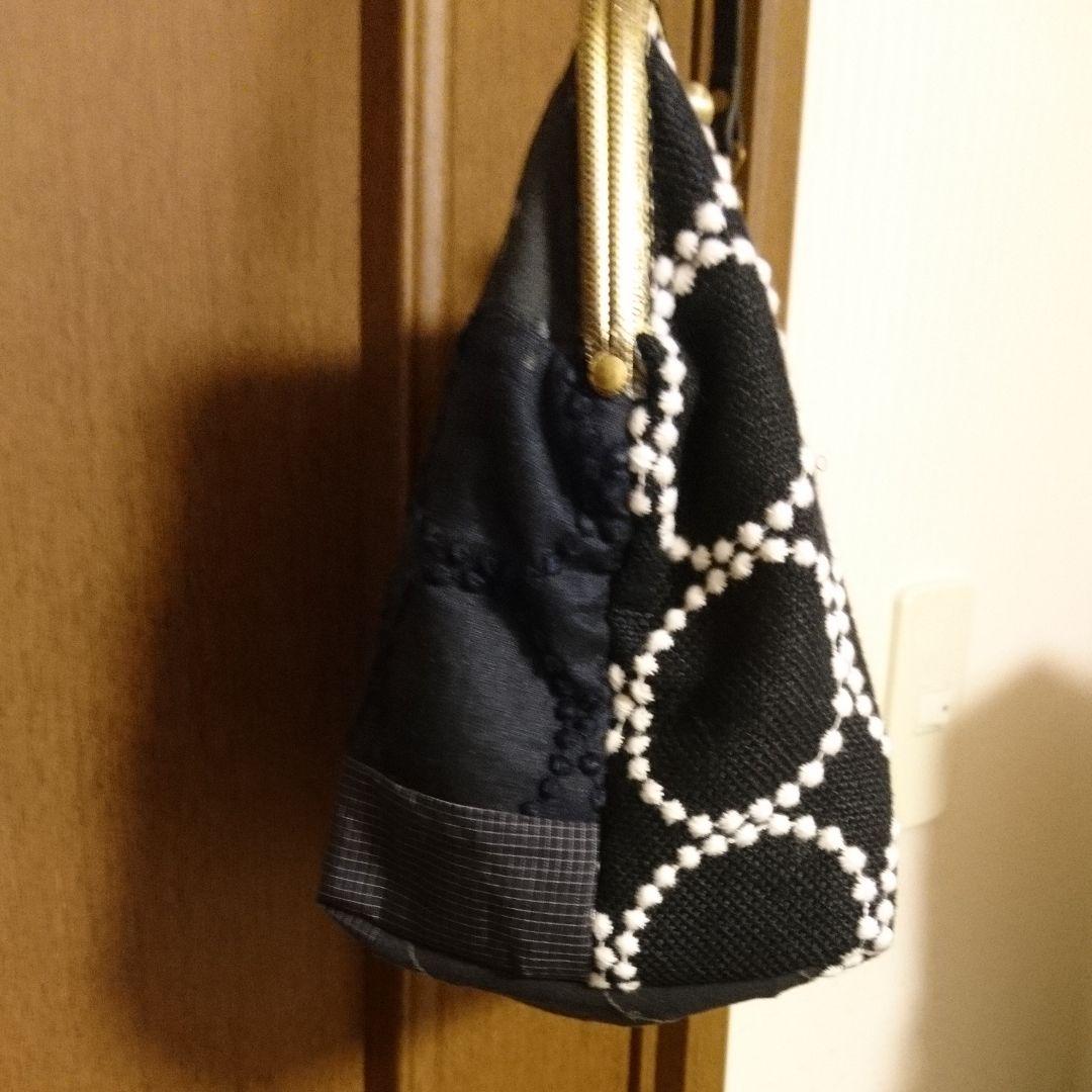 ミナペルホネン・ハンドメイド☆パッチワークがま口ショルダーバッグ