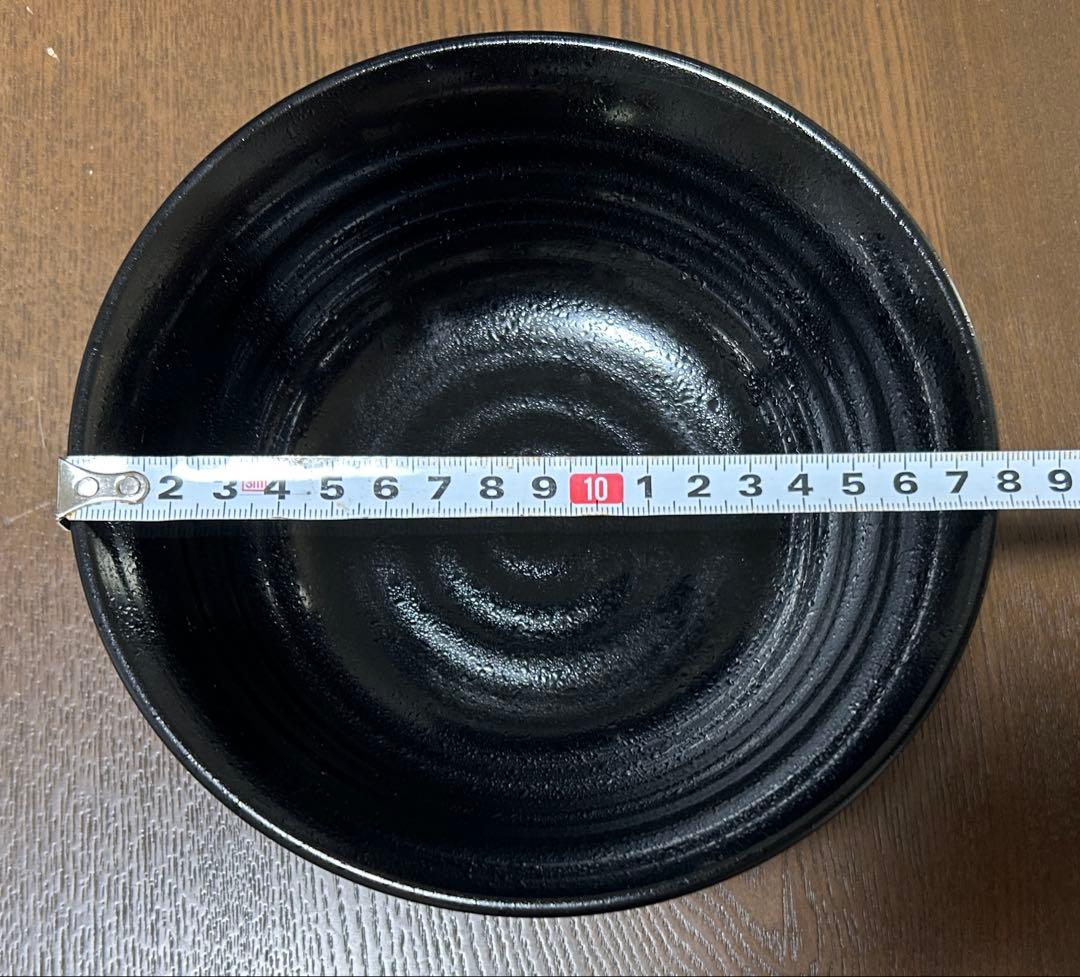 福井クラフト18cm 超耐熱ラーメン鉢 ゆず天目　18杯＋黒タタキ　4杯