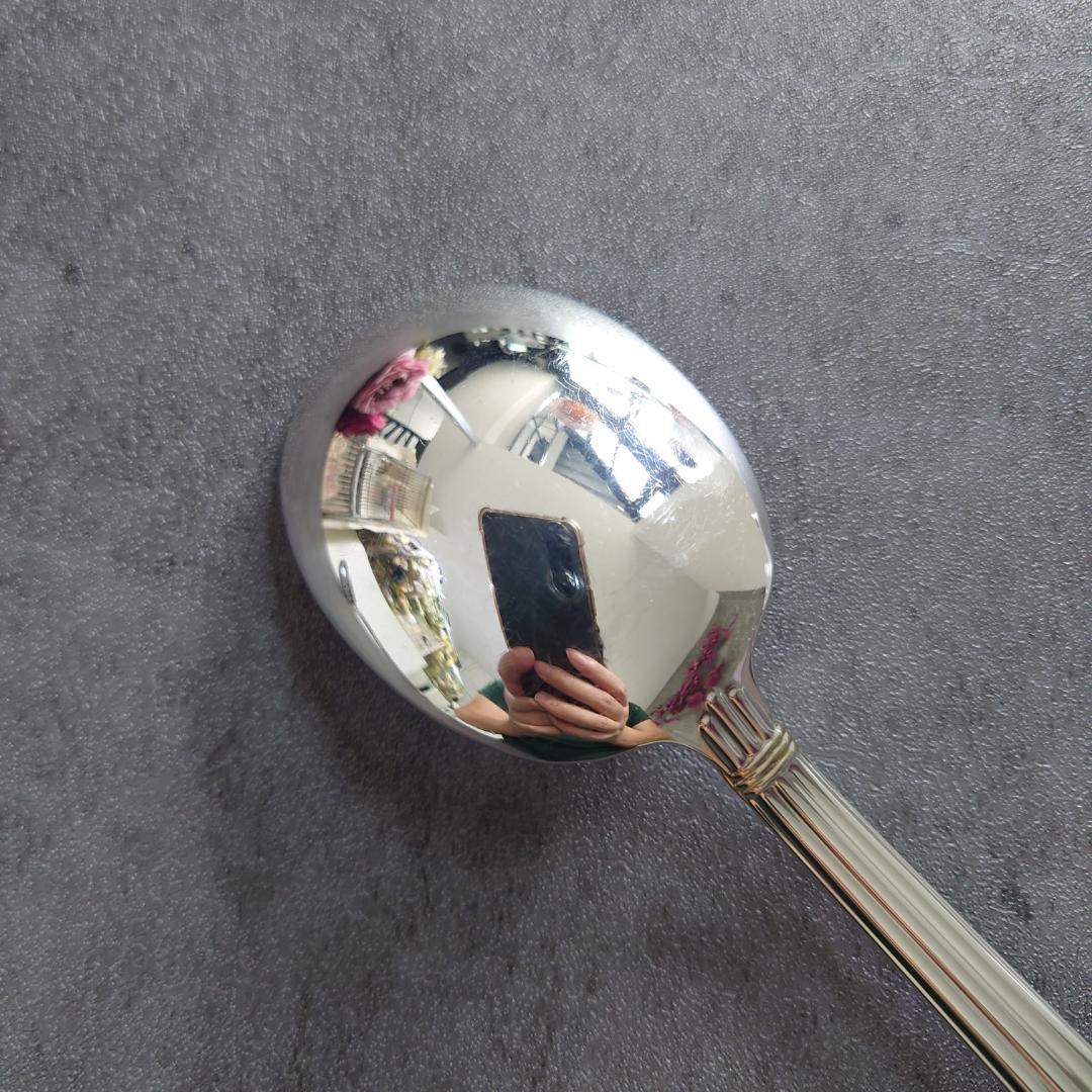 希少 クリストフル アリアゴールドリング コンソメスプーン 1点