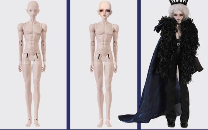 AX510 BJD 1/4 ドール本体 Valac 球体関節人形 ハンドメイド