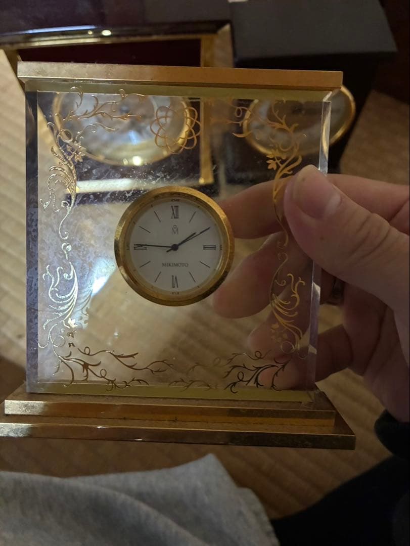 創価学会　池田大作　置時計