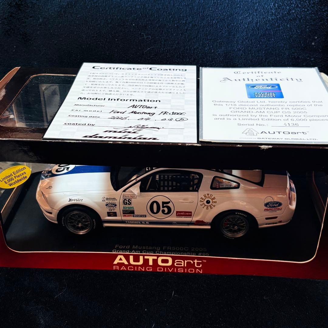 1/18 AUTOart フォード マスタング GT FR500C 2005