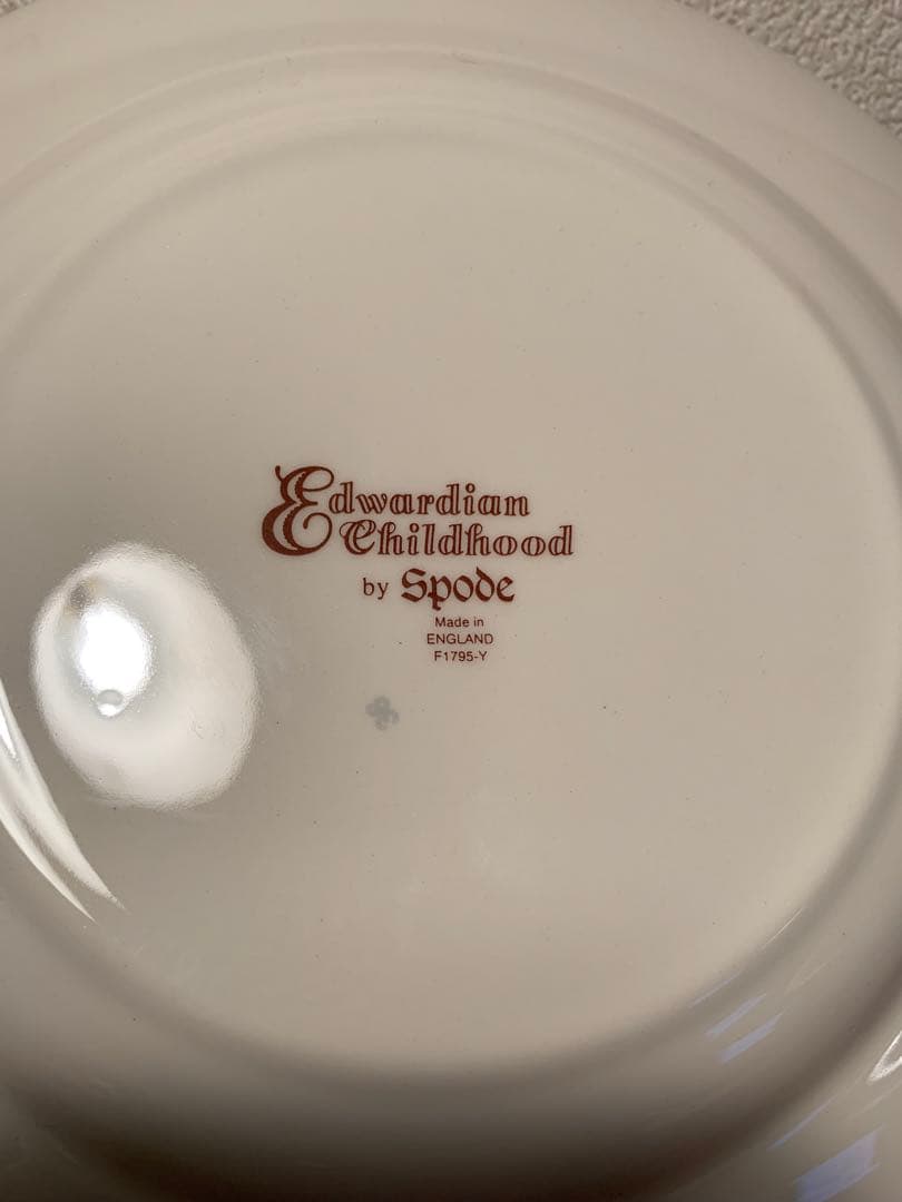美品 Edwardian Childhood by Spode 英国製 プレート