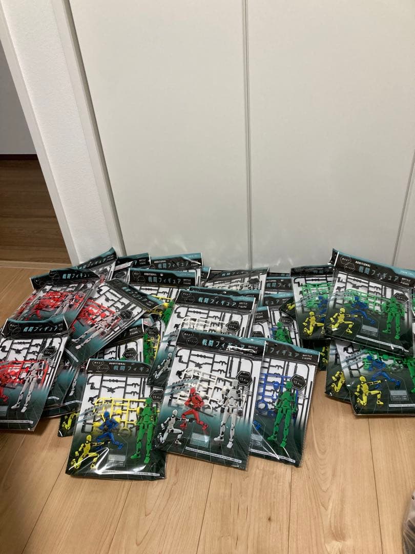戦闘フィギュアセット 　バトルフィギュア　　5色34体セット