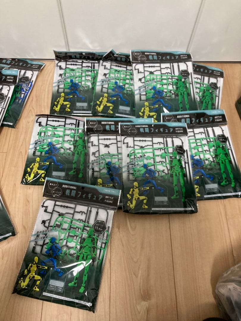 戦闘フィギュアセット 　バトルフィギュア　　5色34体セット