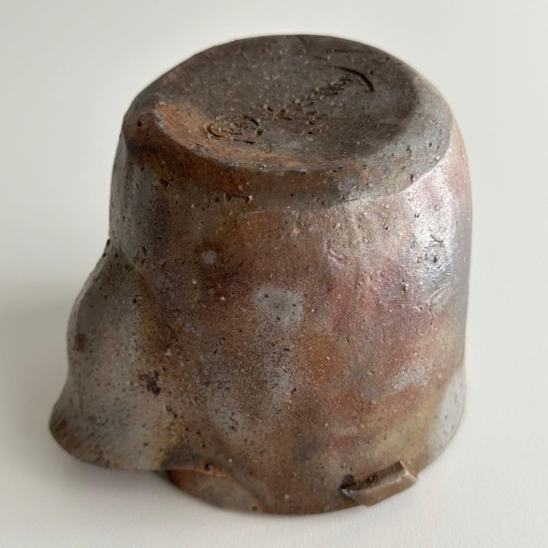 山本陶秀 備前 茶器 宝瓶 蓋なし品 合わせ箱