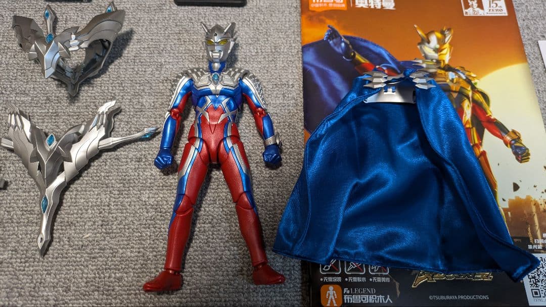 パルモ　Blokees布鲁可 ウルトラマンゼロ 15周年記念版 プラモデル