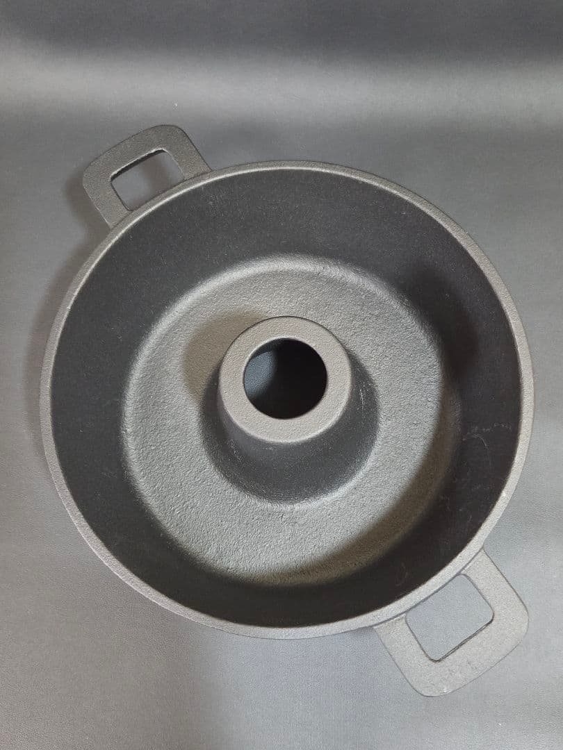 未使用　盛榮堂　タミさんのパン焼器　　　南部鉄器