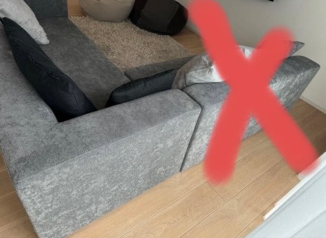 ソファ 3人掛け　クッション付き