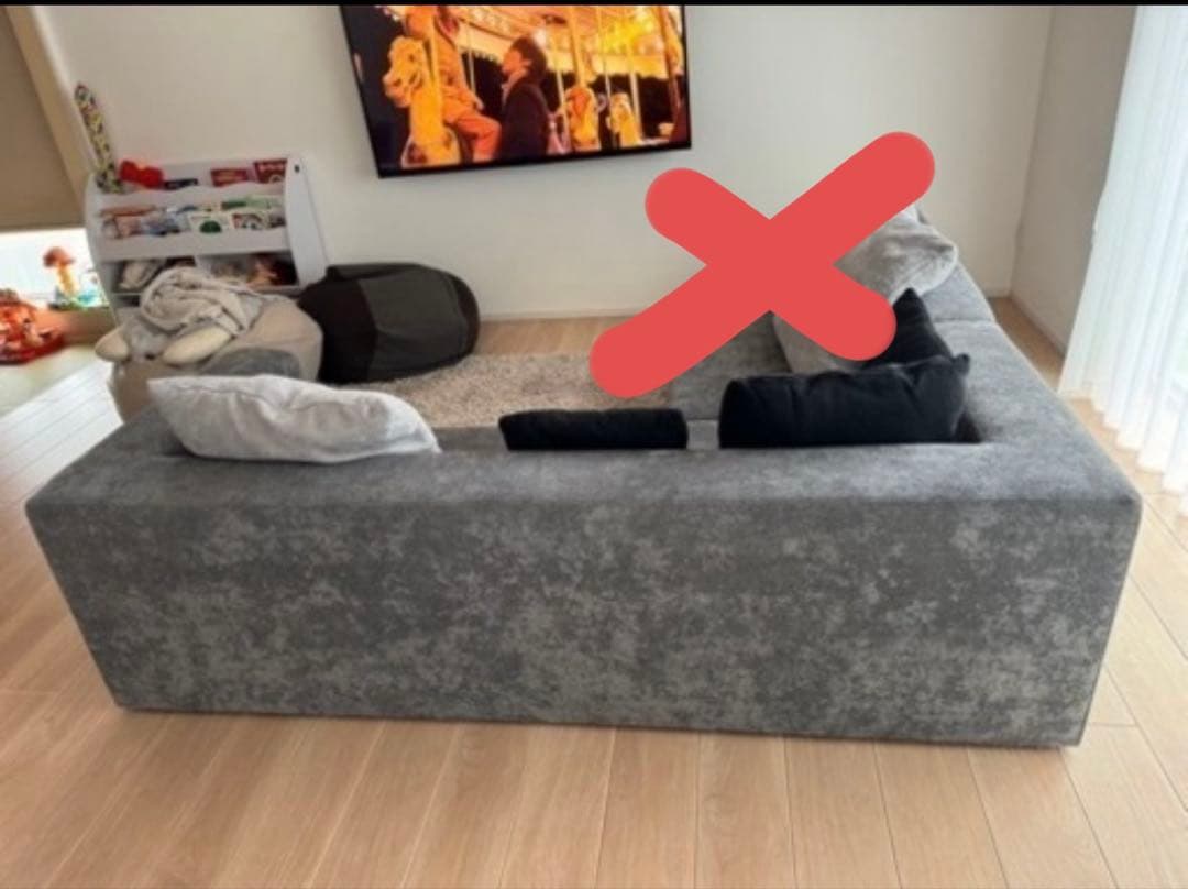 ソファ 3人掛け　クッション付き