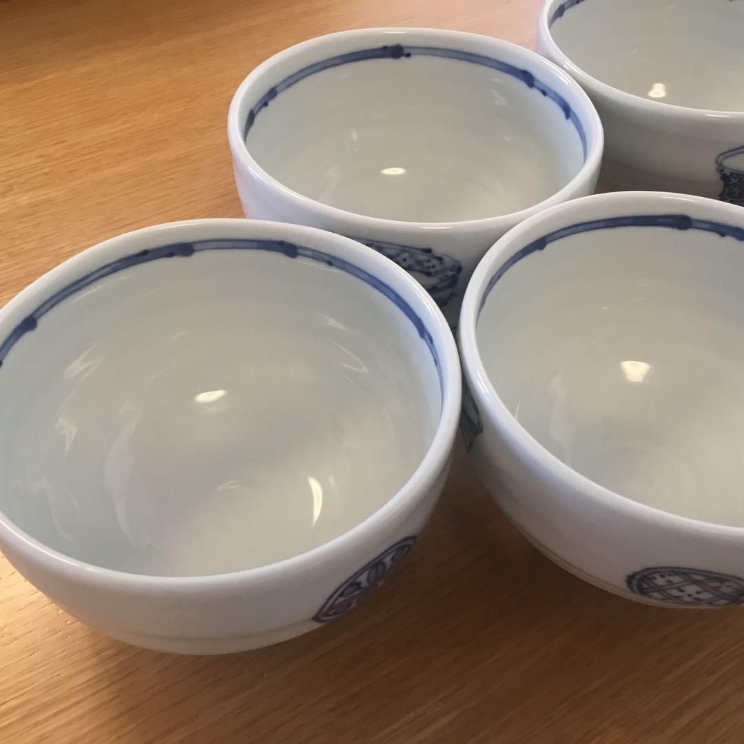 有田焼　時代絵　丼鉢　5個