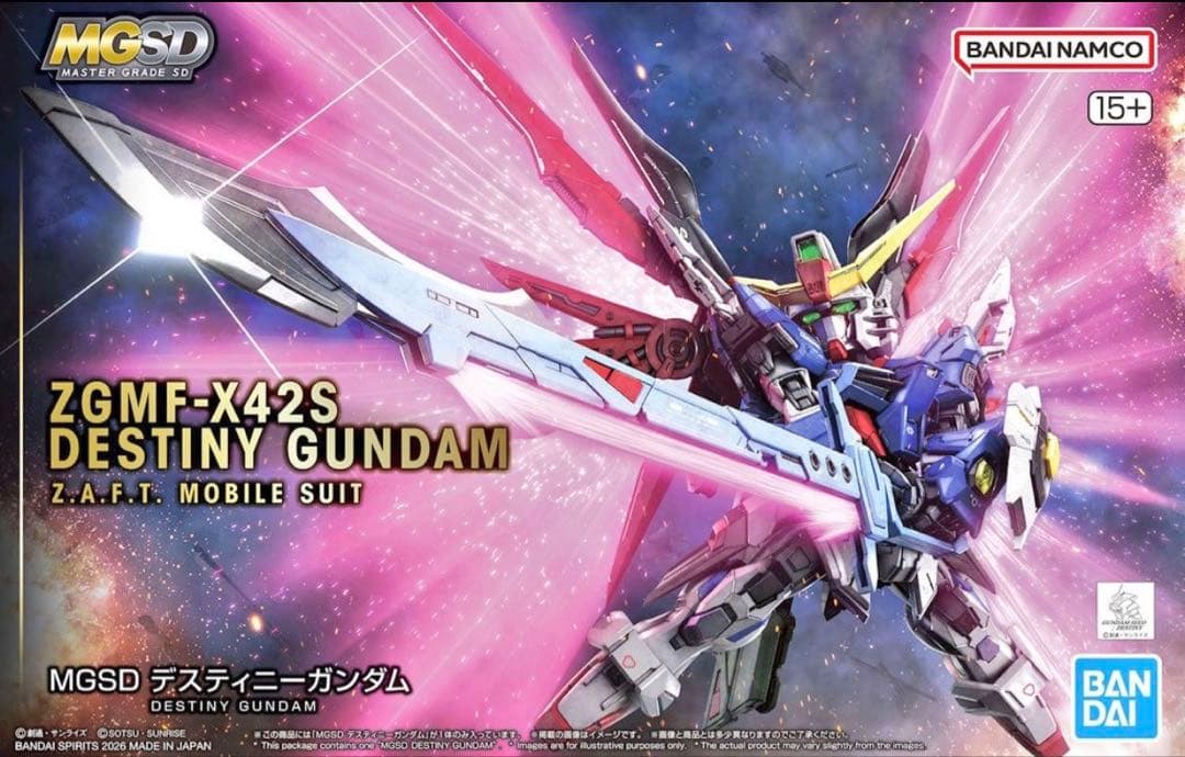 【未組立】MG フルアーマーZZガンダム 、MGSDデスティニーガンダム