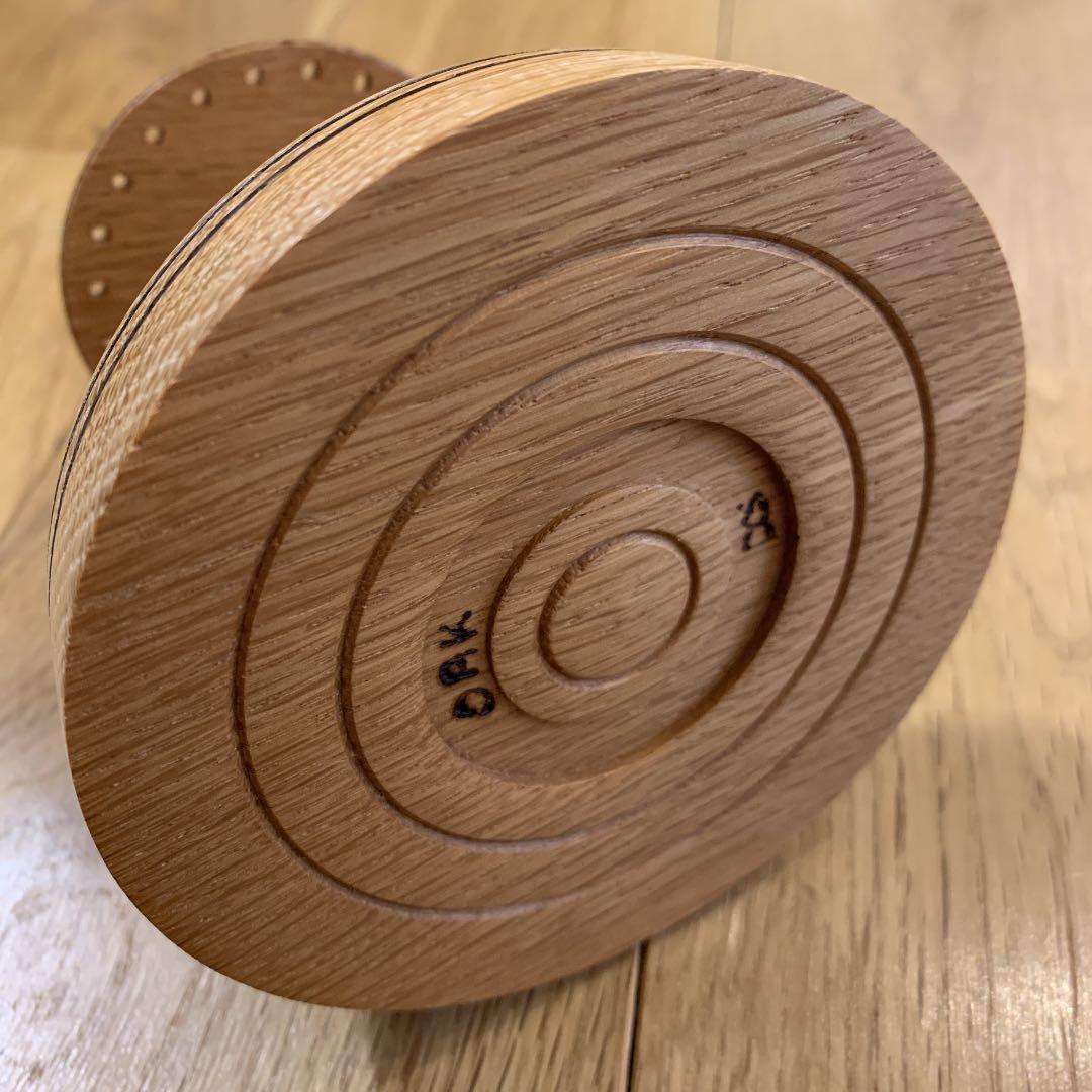 ピアススタンド　未使用　オーク材　北欧／ナチュラルインテリアに 匿名配送