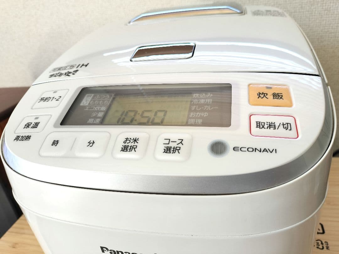 Panasonic おどり炊き 可変圧力IH炊飯器 SR-PB105 ホワイト