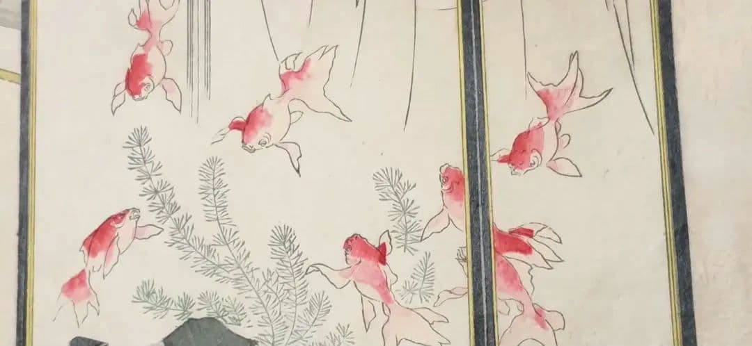 浮世絵版画、徳川時代貴婦人乃圖三枚綴り、橋本周延画、明治30年出版