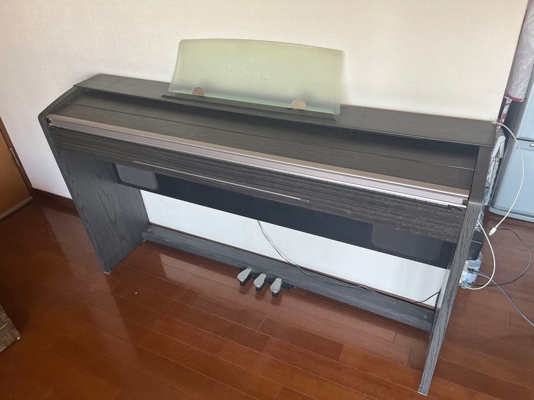 〔引き取り限定〕カシオ　Privia-PX720電子ピアノ&イスセット　取説付き