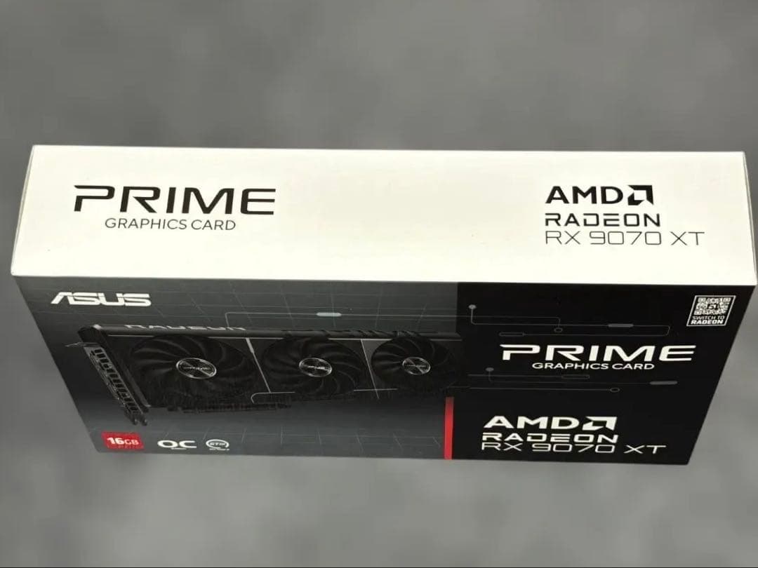 新品 保証付 ASUS PRIME RX9070XT 16GB OC