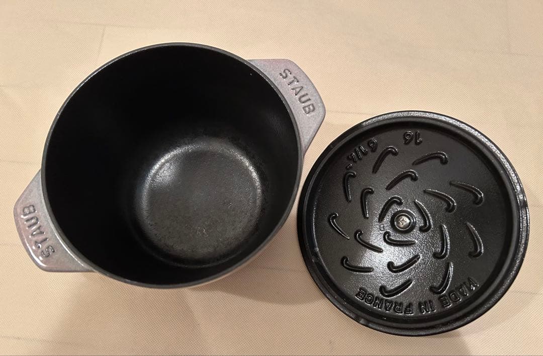 STAUB ラ・ココット DE GOHAN 16CM ラウンド シフォンローズ