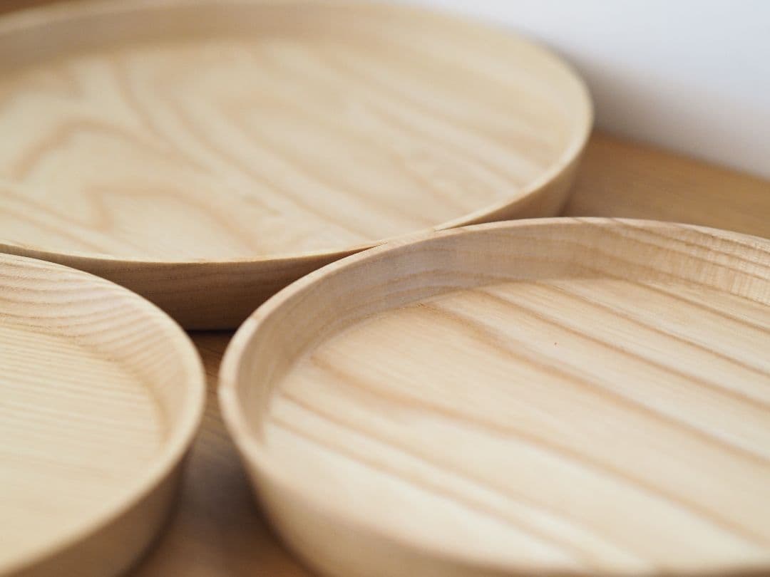 旭川クラフト 高橋工芸 kami カミ プレート 国産 木製プレート 4枚セット