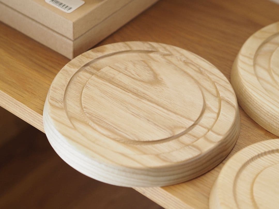 旭川クラフト 高橋工芸 kami カミ プレート 国産 木製プレート 4枚セット